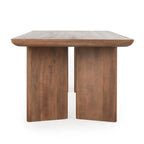 Tavolo da pranzo Selena 84 in legno di mango tinta Umber - 84Lx40Px30A