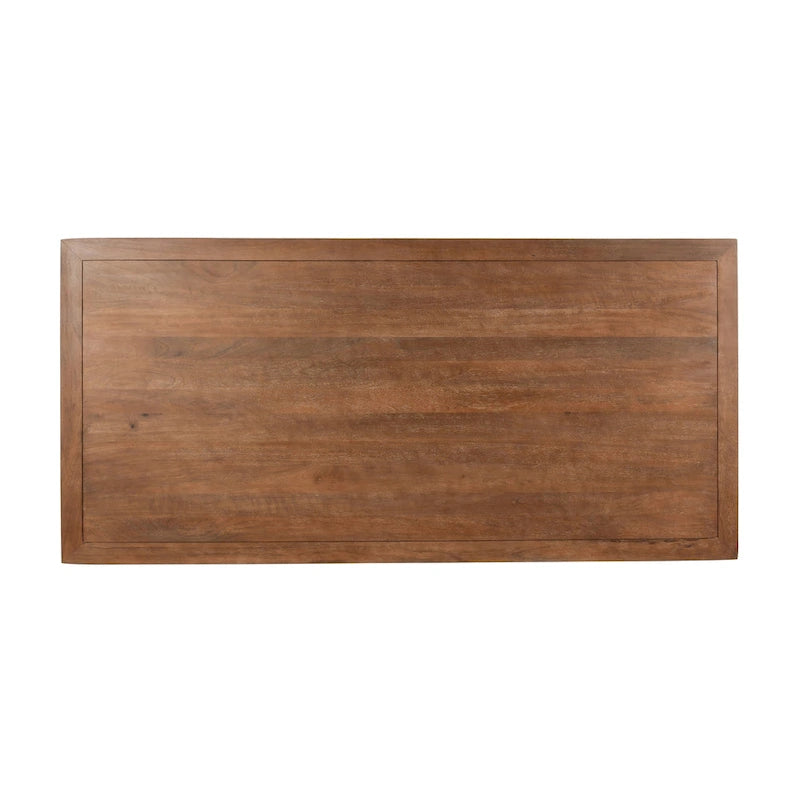 Tavolo da pranzo Selena 84 in legno di mango tinta Umber - 84Lx40Px30A