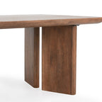 Tavolo da pranzo Selena 84 in legno di mango tinta Umber - 84Lx40Px30A