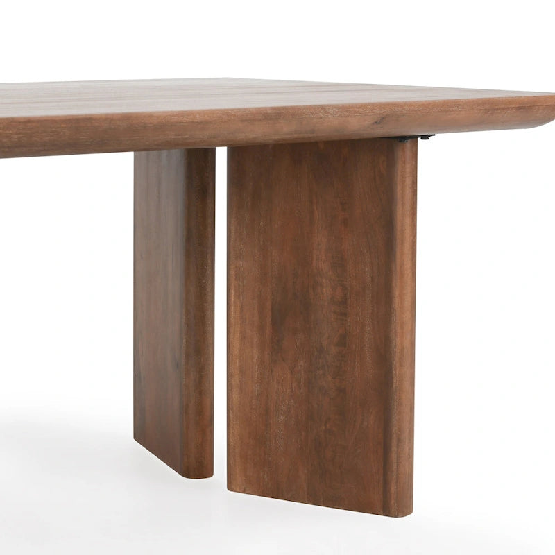 Tavolo da pranzo Selena 84 in legno di mango tinta Umber - 84Lx40Px30A