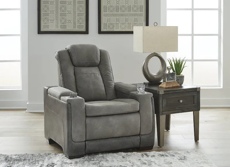 Next-Gen DuraPella Power Recliner with Adjustable Headrest
