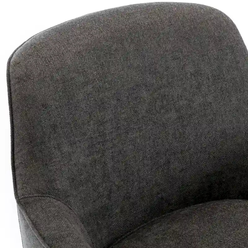 Poltrona Rosedale con Base Girevole a 360° – Base in Legno di Noce e Cuscino Reversibile
