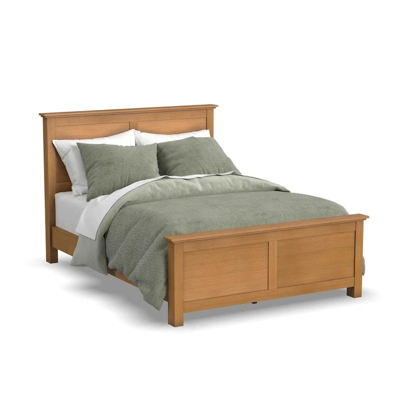 Letto matrimoniale in legno rovere marrone Homestyles Oak Park