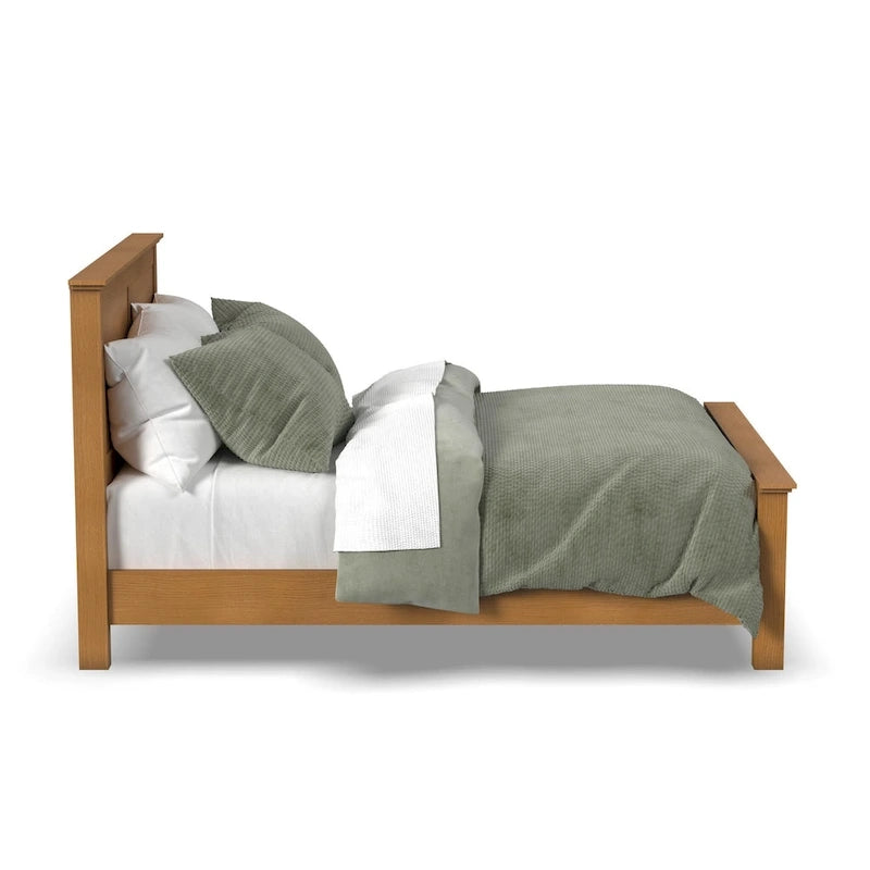 Letto matrimoniale in legno rovere marrone Homestyles Oak Park