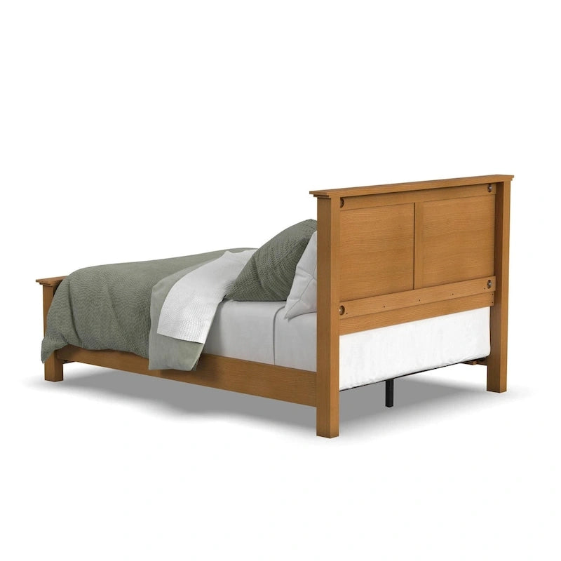 Letto matrimoniale in legno rovere marrone Homestyles Oak Park