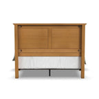 Letto matrimoniale in legno rovere marrone Homestyles Oak Park