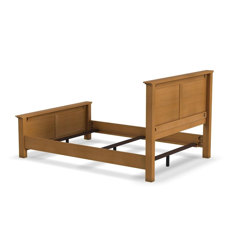 Letto matrimoniale in legno rovere marrone Homestyles Oak Park