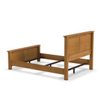 Letto matrimoniale in legno rovere marrone Homestyles Oak Park