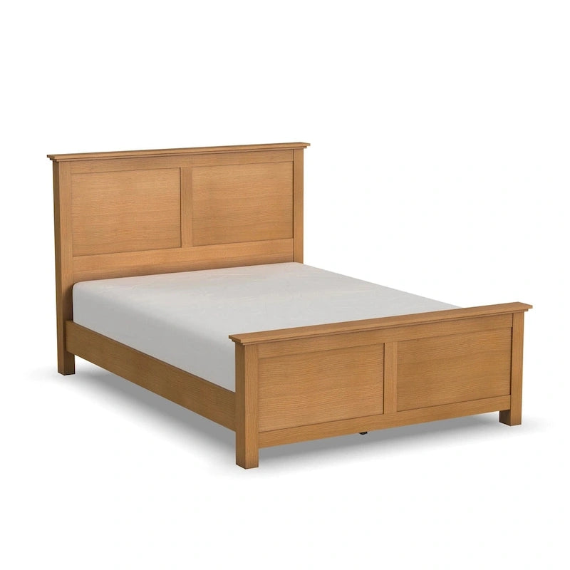 Letto matrimoniale in legno rovere marrone Homestyles Oak Park
