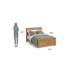 Letto matrimoniale in legno rovere marrone Homestyles Oak Park