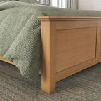 Letto matrimoniale in legno rovere marrone Homestyles Oak Park