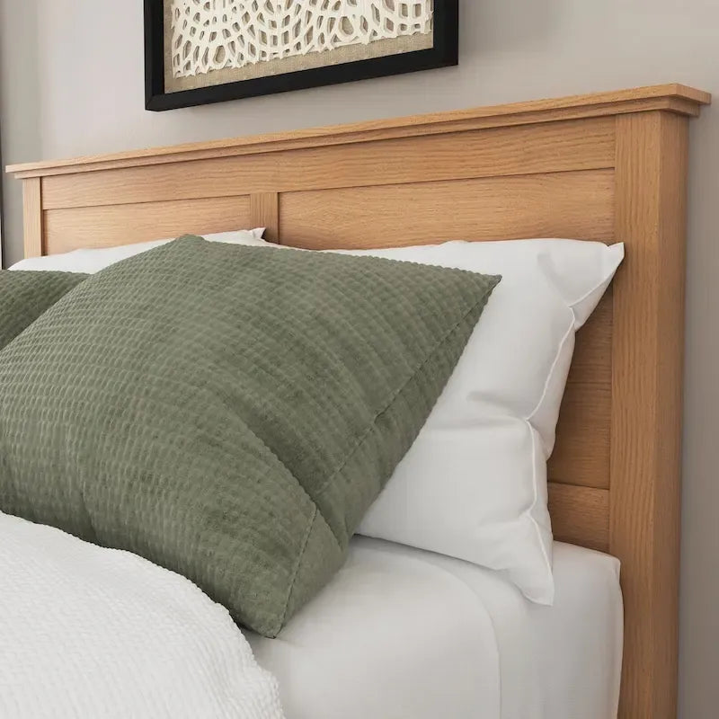 Letto matrimoniale in legno rovere marrone Homestyles Oak Park