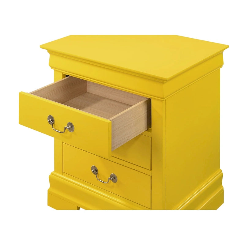 Comodino Luigi Filippo a 3 cassetti (73,66 cm A x 53,34 cm L x 40,64 cm P)