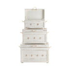 Bauletti "Seaside", set da tre - 28,5x17x19,5, 24,5x14x14,75, 20,75x10,75x11,25