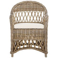 Poltrona Spyrini in rattan naturale - 25,5 x 26,5 x 35,5 - 26Lx27Px36H
