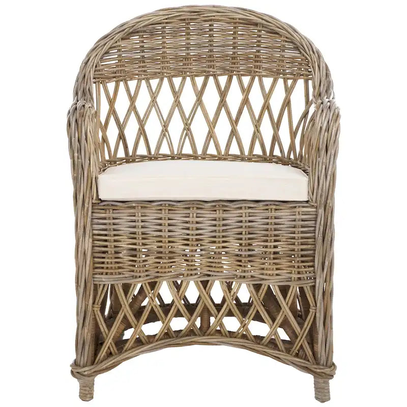 Poltrona Spyrini in rattan naturale - 25,5 x 26,5 x 35,5 - 26Lx27Px36H
