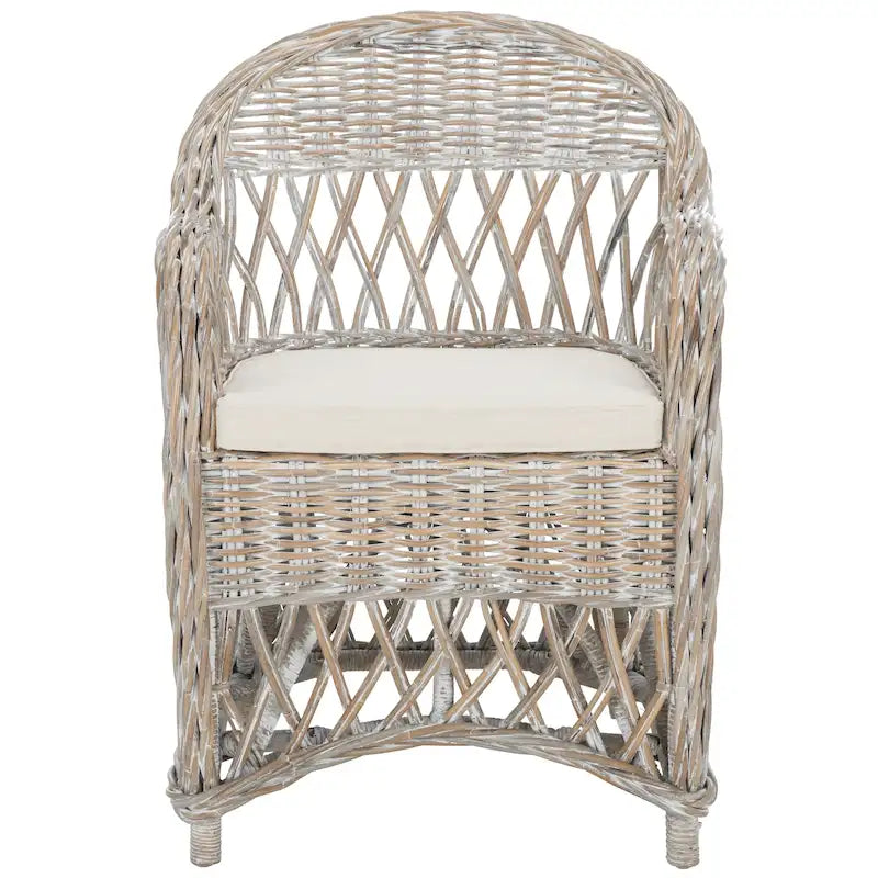 Poltrona Spyrini in rattan naturale - 25,5 x 26,5 x 35,5 - 26Lx27Px36H