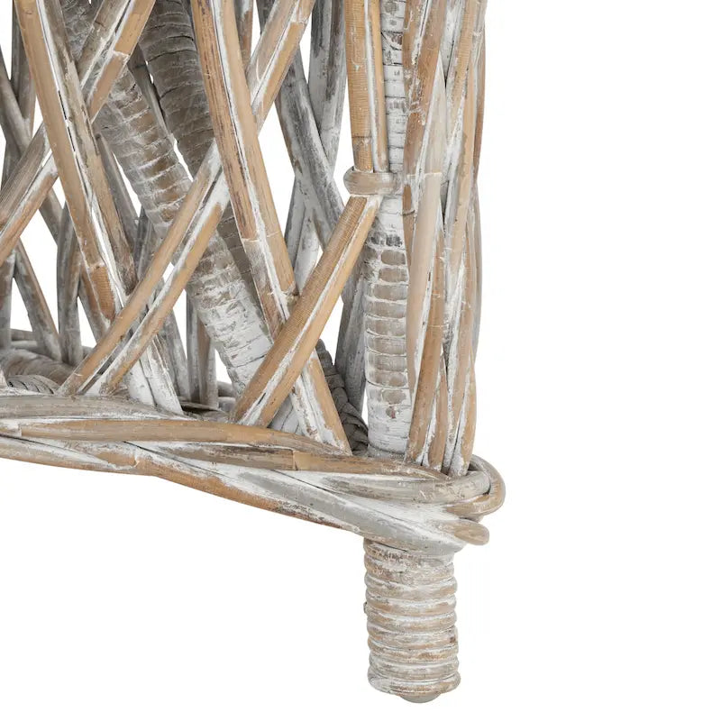 Poltrona Spyrini in rattan naturale - 25,5 x 26,5 x 35,5 - 26Lx27Px36H