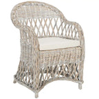 Poltrona Spyrini in rattan naturale - 25,5 x 26,5 x 35,5 - 26Lx27Px36H