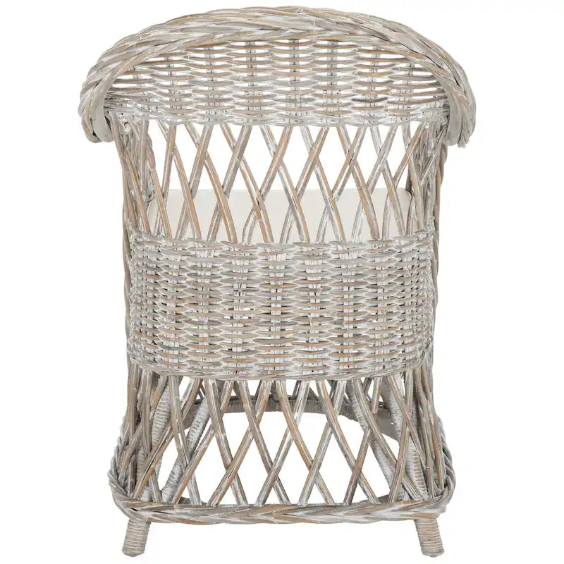 Poltrona Spyrini in rattan naturale - 25,5 x 26,5 x 35,5 - 26Lx27Px36H