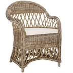 Poltrona Spyrini in rattan naturale - 25,5 x 26,5 x 35,5 - 26Lx27Px36H