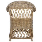 Poltrona Spyrini in rattan naturale - 25,5 x 26,5 x 35,5 - 26Lx27Px36H