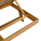 Christopher Knight Home - Set di 2 Chaise Lounge da Esterno in Acacia Michael
