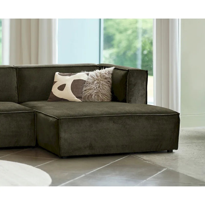 Chaise modulare a seduta profonda