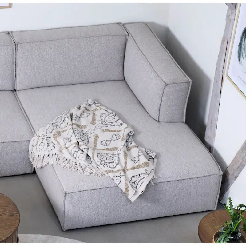 Chaise modulare a seduta profonda