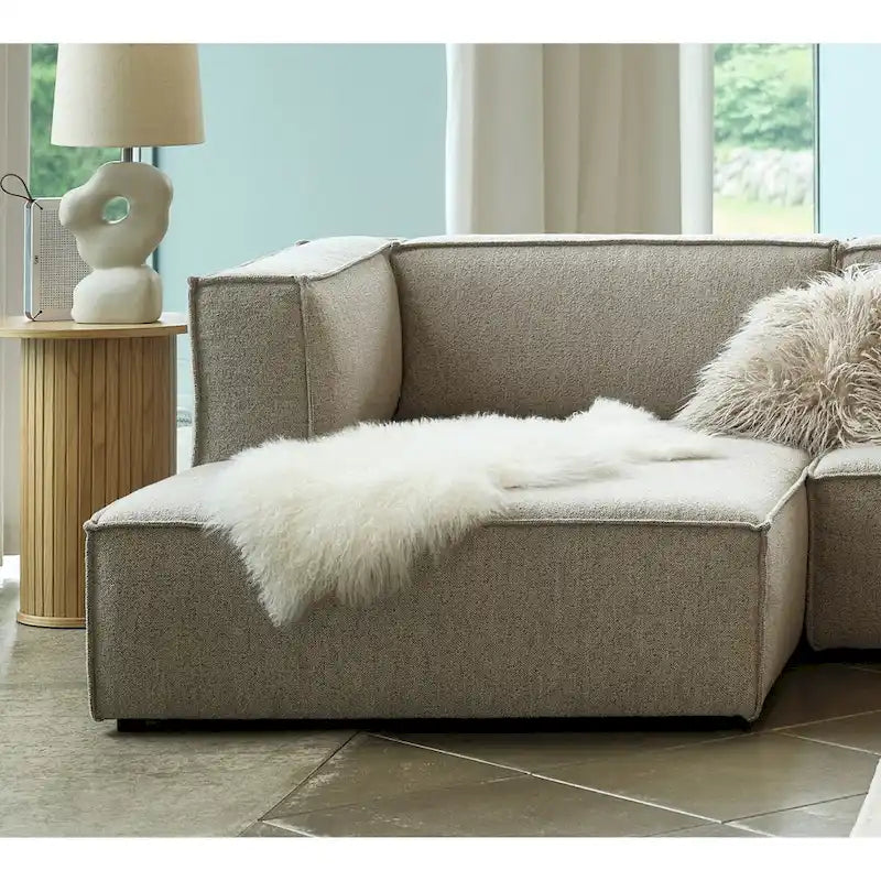 Chaise modulare a seduta profonda