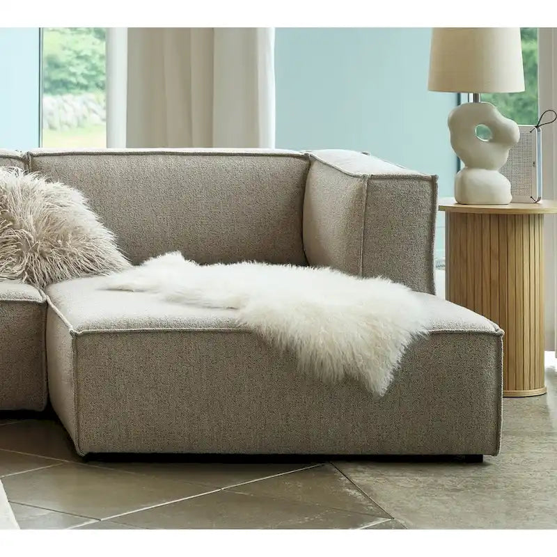 Chaise modulare a seduta profonda