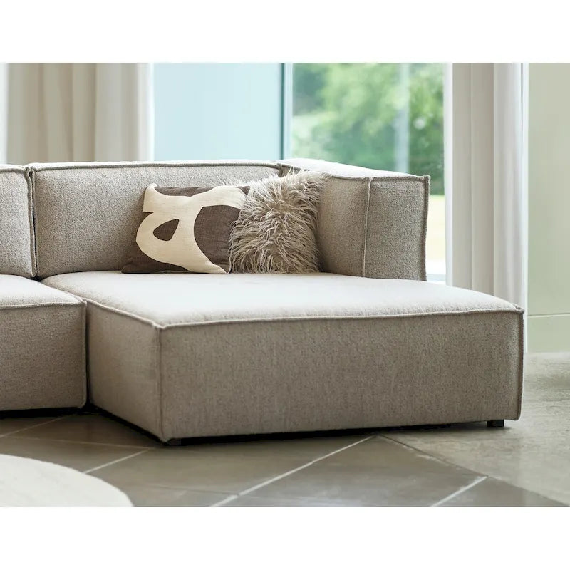 Chaise modulare a seduta profonda