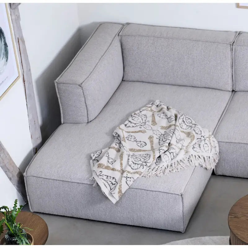 Chaise modulare a seduta profonda