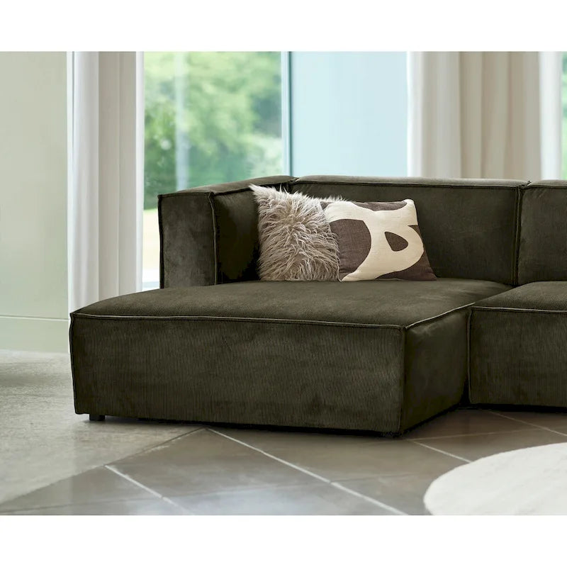 Chaise modulare a seduta profonda
