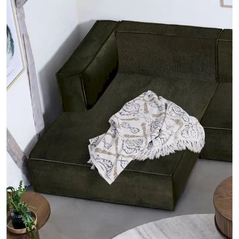 Chaise modulare a seduta profonda