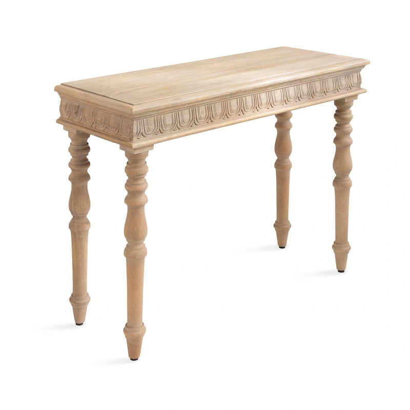 Consolle in legno intagliato Patresa - 36x14x30