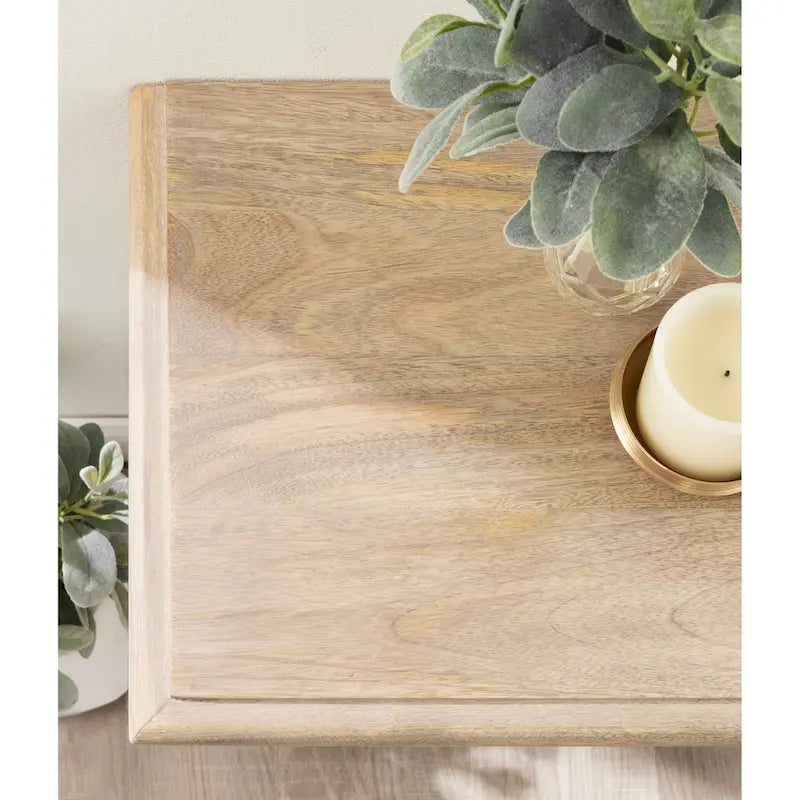 Consolle in legno intagliato Patresa - 36x14x30