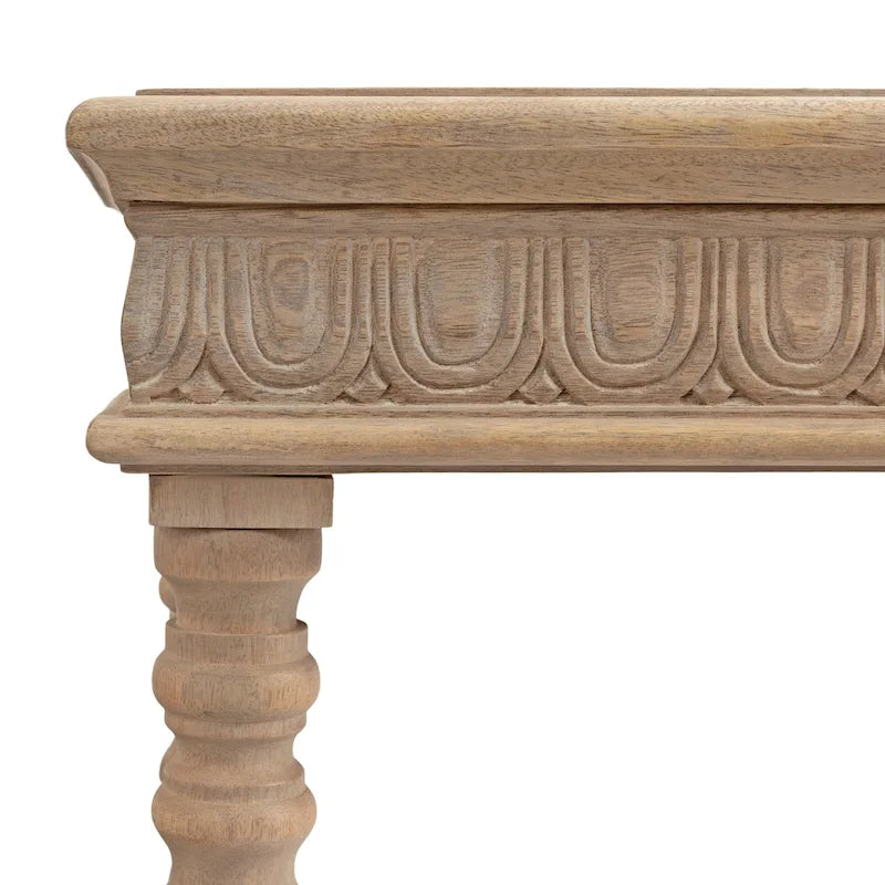 Consolle in legno intagliato Patresa - 36x14x30