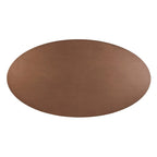 Tavolo da pranzo ovale Mercer in bronzo