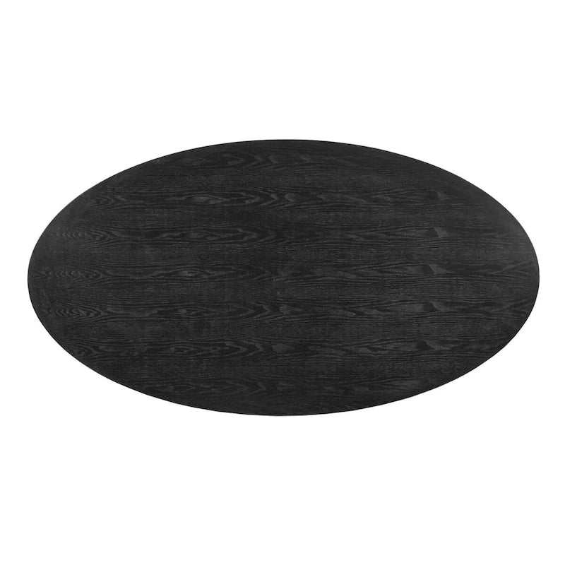 Tavolo da pranzo ovale Mercer in bronzo