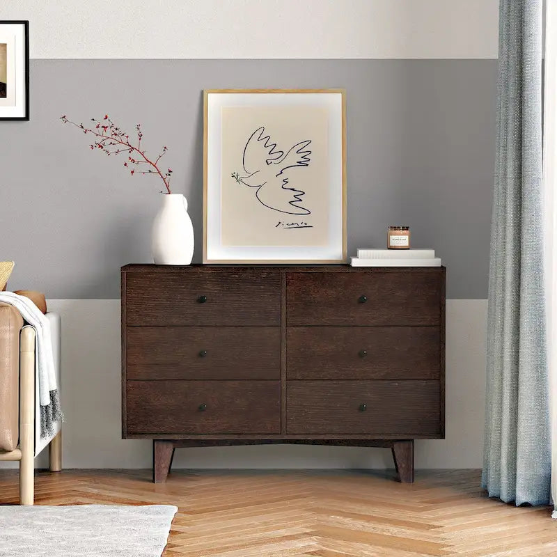 Cassettiera/credenza in legno massello laccato, mobile/buffet per stoviglie, armadietto, consolle, armadietti, con maniglia rotonda retrò