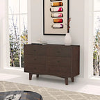 Cassettiera/credenza in legno massello laccato, mobile/buffet per stoviglie, armadietto, consolle, armadietti, con maniglia rotonda retrò