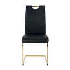 Sedie da pranzo moderne con gambe in metallo cromato, set da 4