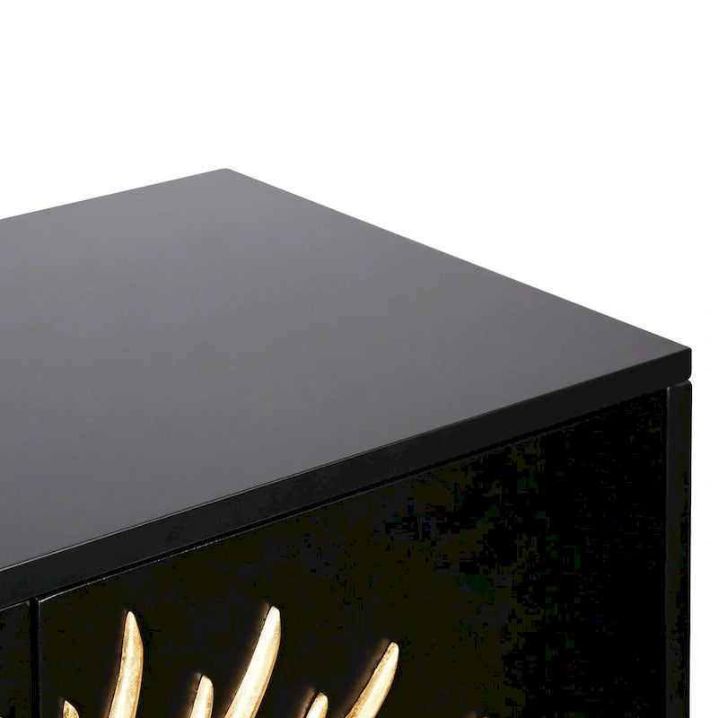 Mobile credenza con 2 ante, per sala da pranzo, buffet, credenza a raggiera per soggiorno