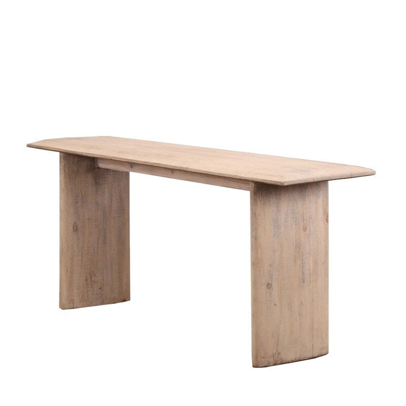 Consolle Atrani lunga 78 pollici, colore naturale invecchiato