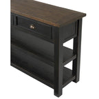 The Gray Barn Downington Consolle da Divano in Legno Massello a 2 Cassetti