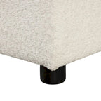 Divano componibile con letto estraibile e pouf contenitore, divano letto convertibile per soggiorno