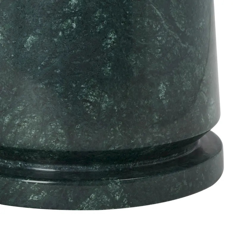 Tavolino d'appoggio rotondo alto in marmo Ghicu di SAFAVIEH Couture - 55,8 cm L x 53,3 cm P x 61 cm A - 53,3x53,3x61 cm