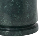 Tavolino d'appoggio rotondo alto in marmo Ghicu di SAFAVIEH Couture - 55,8 cm L x 53,3 cm P x 61 cm A - 53,3x53,3x61 cm
