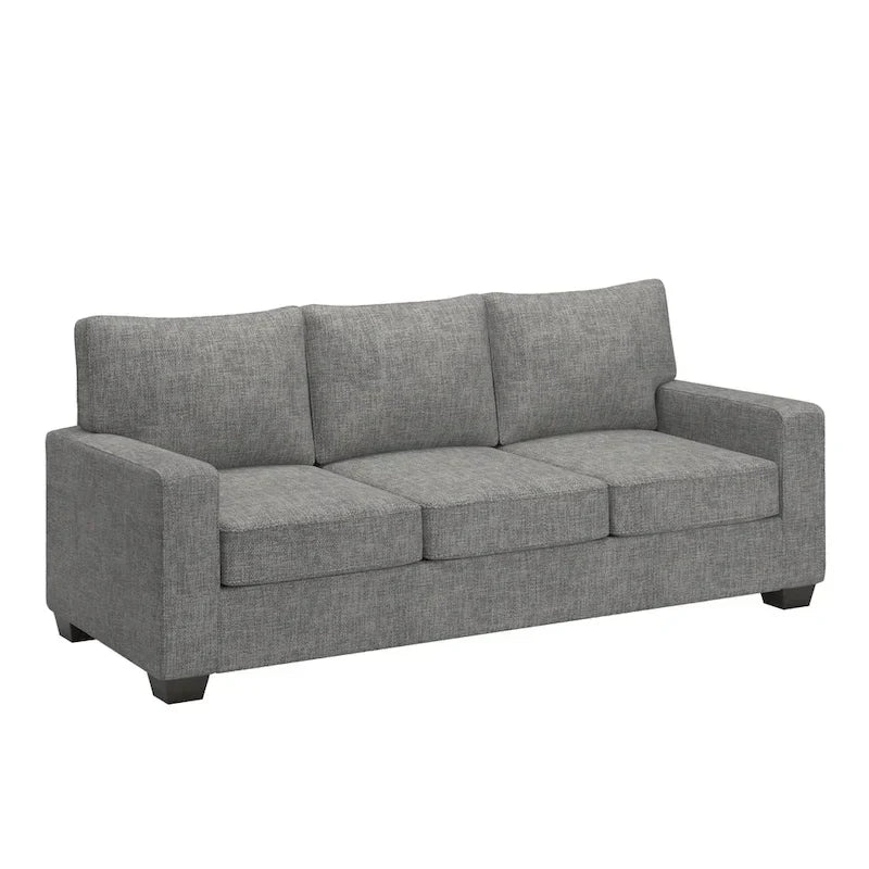 Divano Roros con braccioli quadrati e rivestimento in tessuto di iNSPIRE Q Classic